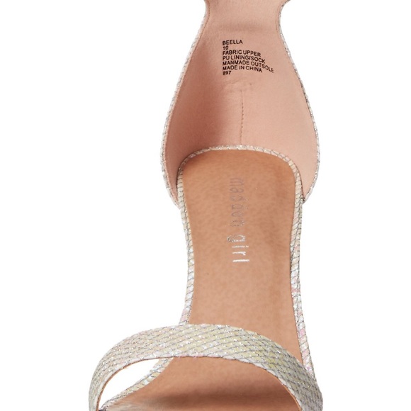 Madden Girl Hologram Beella Dress Sandals Size 9M - Picture 2 of 7